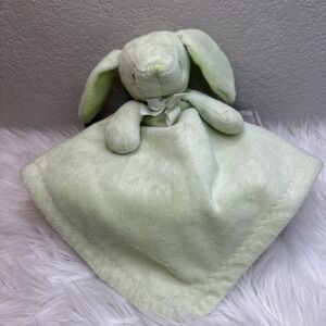 $19 🌙 Green Bunny Lovey 'Blankets and Beyond' Rabbit Baby Security READ